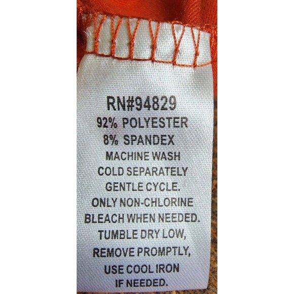 Derek Heart Rust Sleeveless Dress Size L Lagenlook Hippie Boho Artsy - Picture 5 of 5